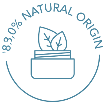88% di ingredienti di origine naturale