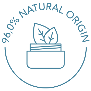 96% di ingredienti di origine naturale