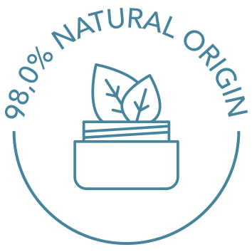 98% di ingredienti di origine naturale